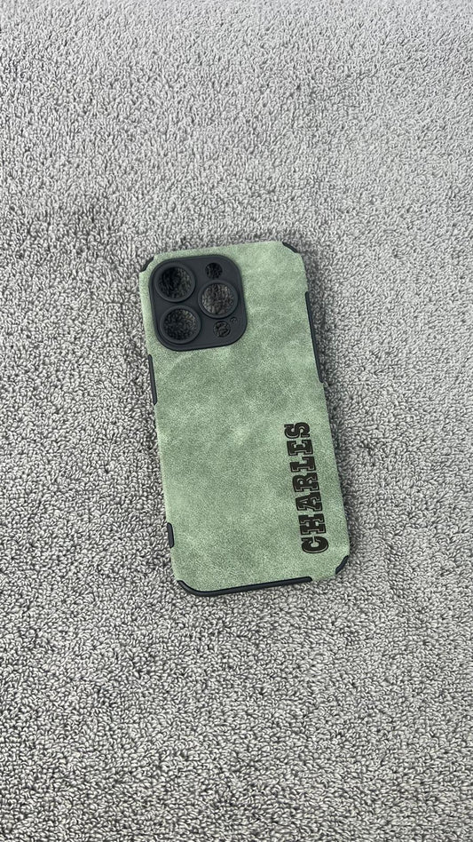 Personalized Suede iPhone Case