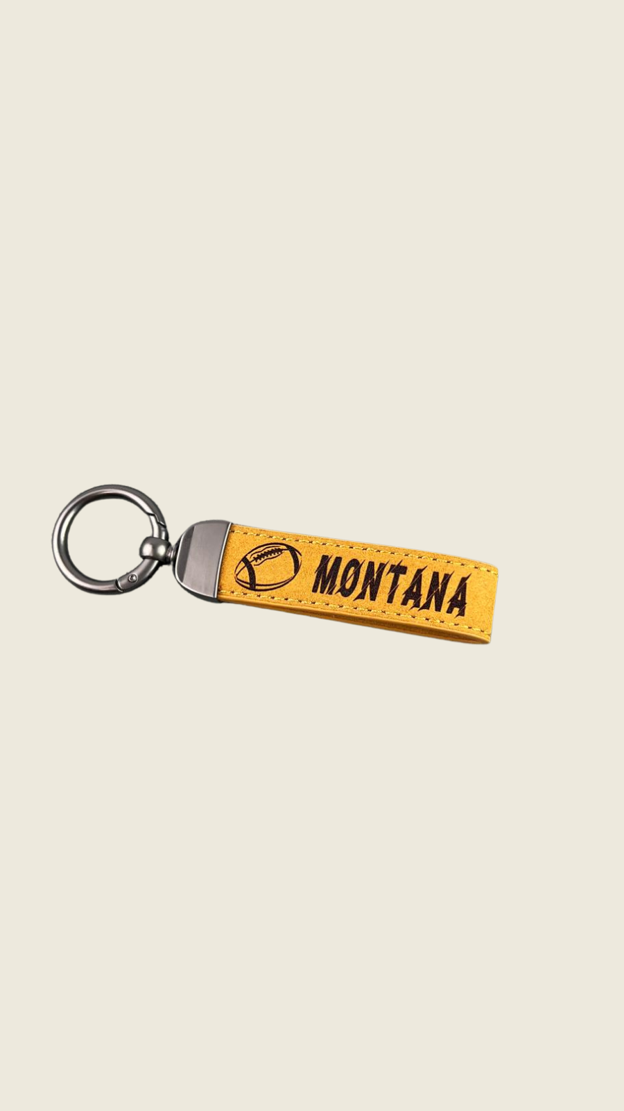 Personalized Football Keychain