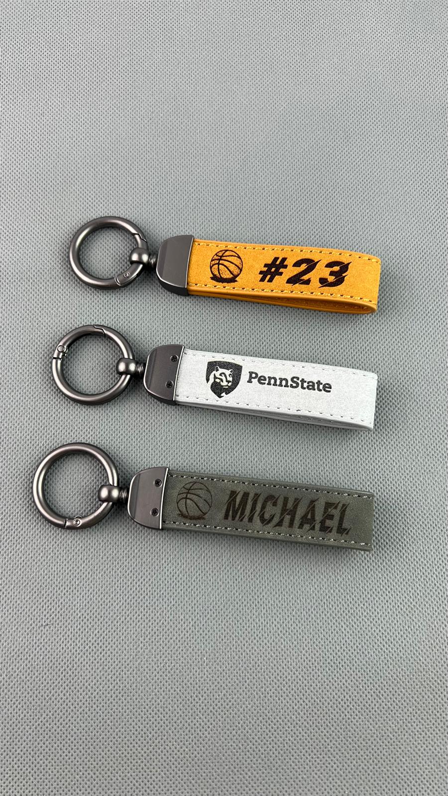 Personalized Football Keychain