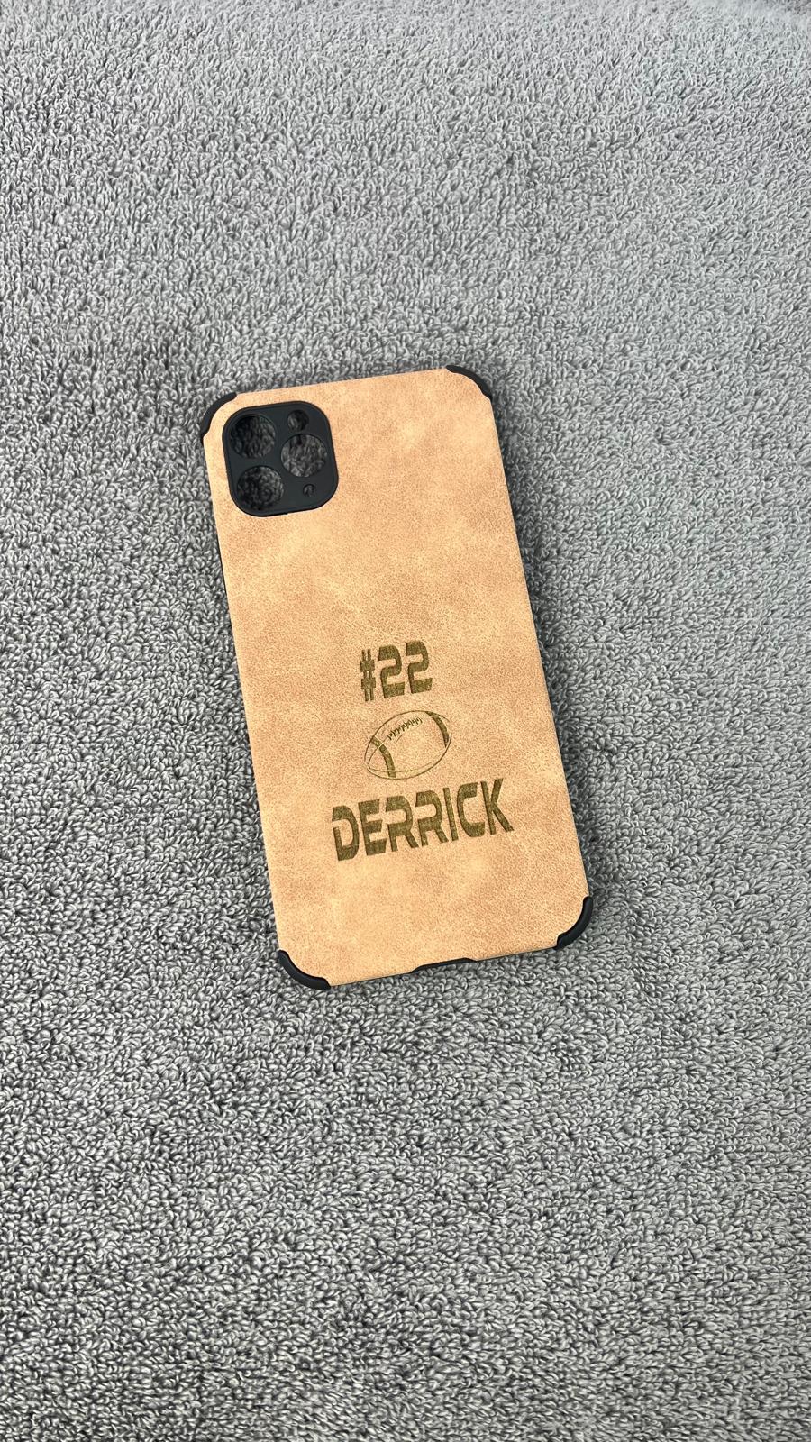 Personalized Suede iPhone Case