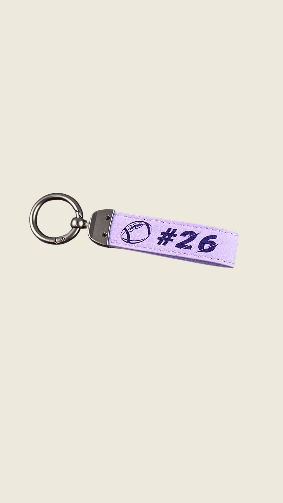 Personalized Football Keychain