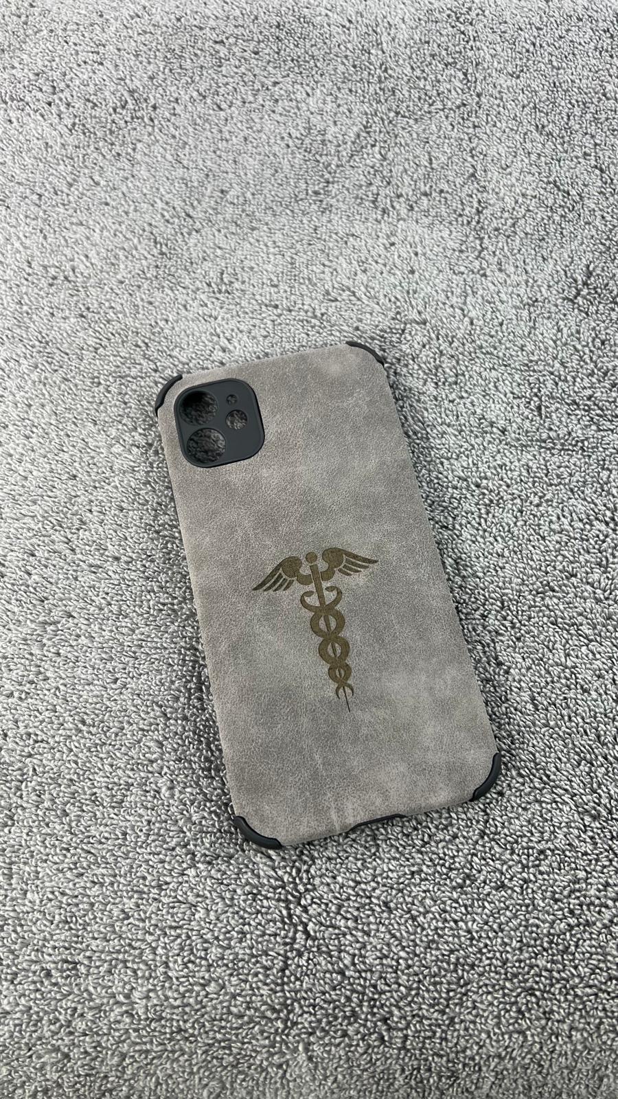 Personalized Suede iPhone Case