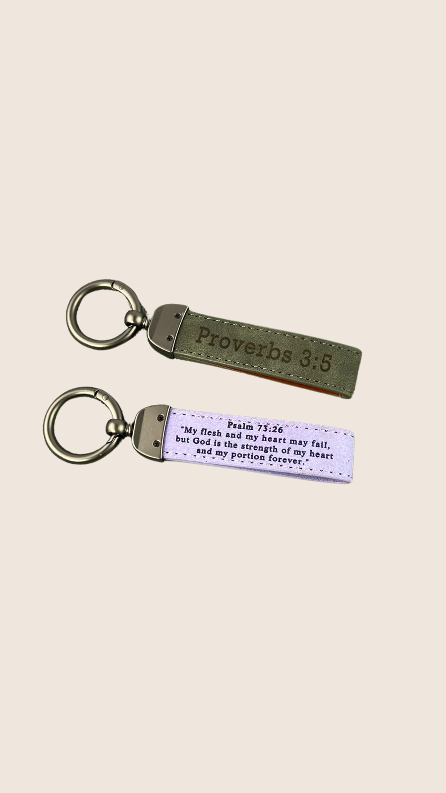 BIBLE Verse Keychain