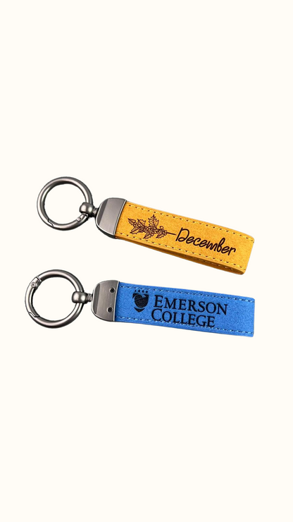 Birth Flower Keychain – Personalized Birthday Gift