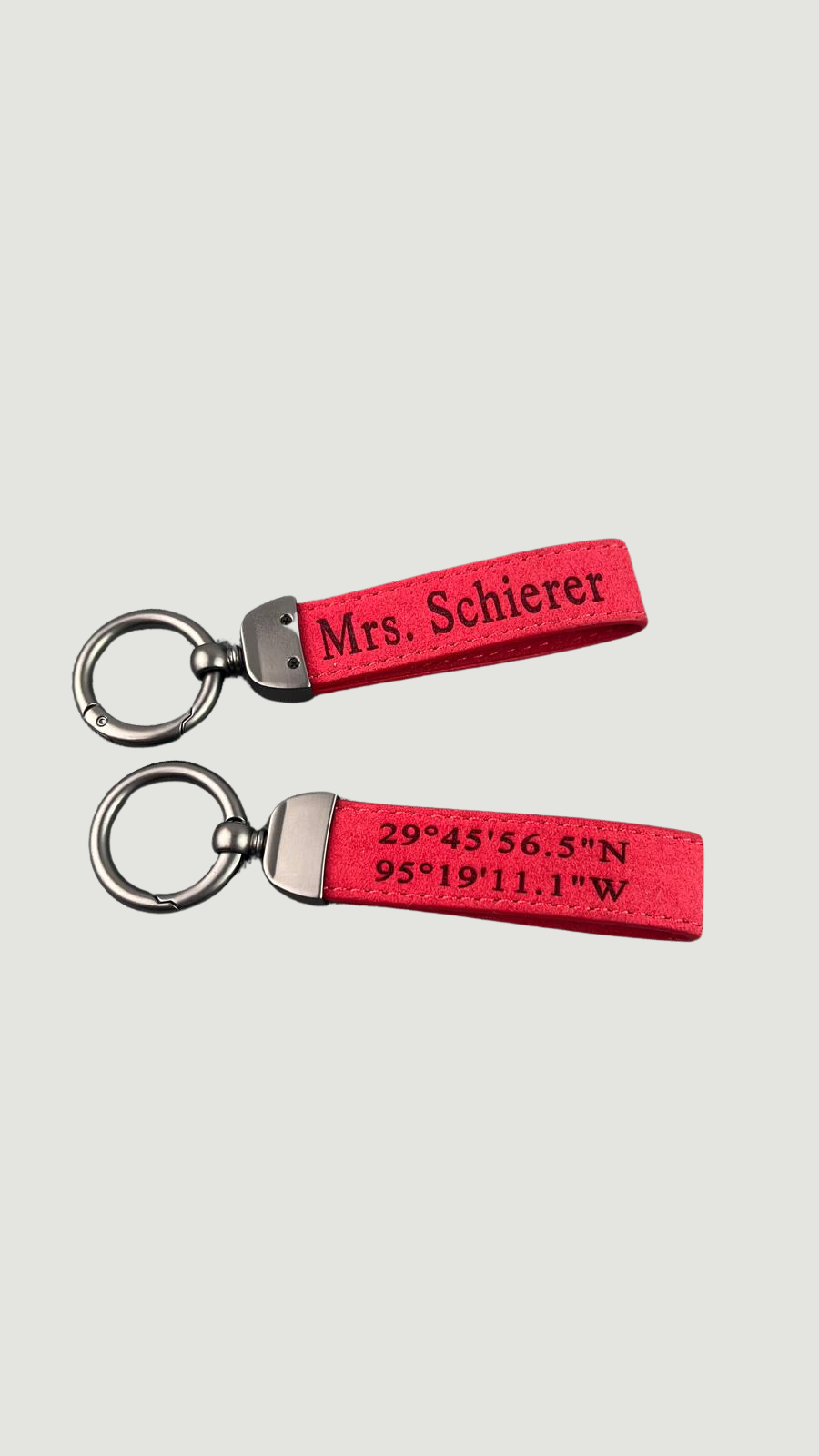 COORDINATES Gift Keychain