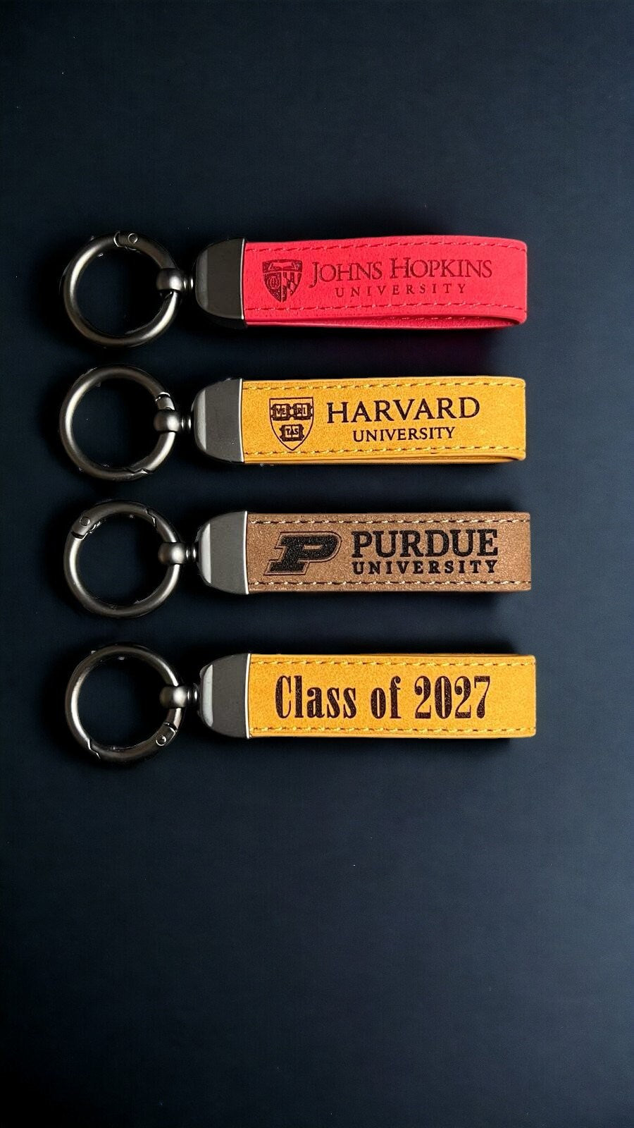 UNIVERSITY Keychain Logo Class of Gift for her gift for him gift for student gift for graduation date keychain with college logo for school