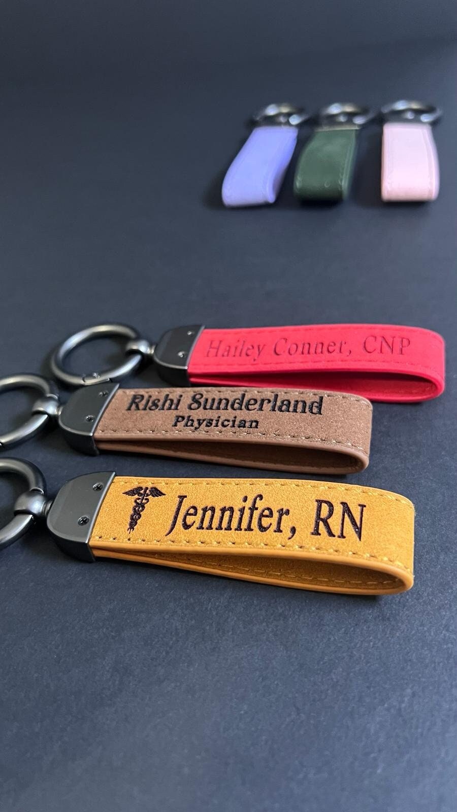 Doctor Nurse Customized Keychain Nursery HealthCare Front Liners Red Cross Personalized Keychain Custom Desing RN CPR surgeon gift idea 911