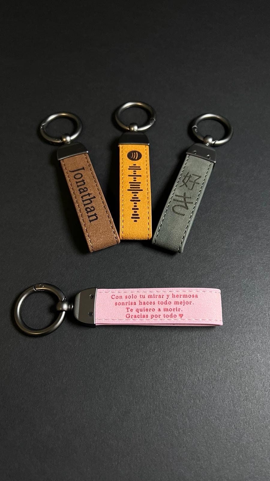 Personalized Accessory For Her Customized Keychain with Love Message For Him Quote In Spanish For Latina Español Quote Regalo idea Nuevo