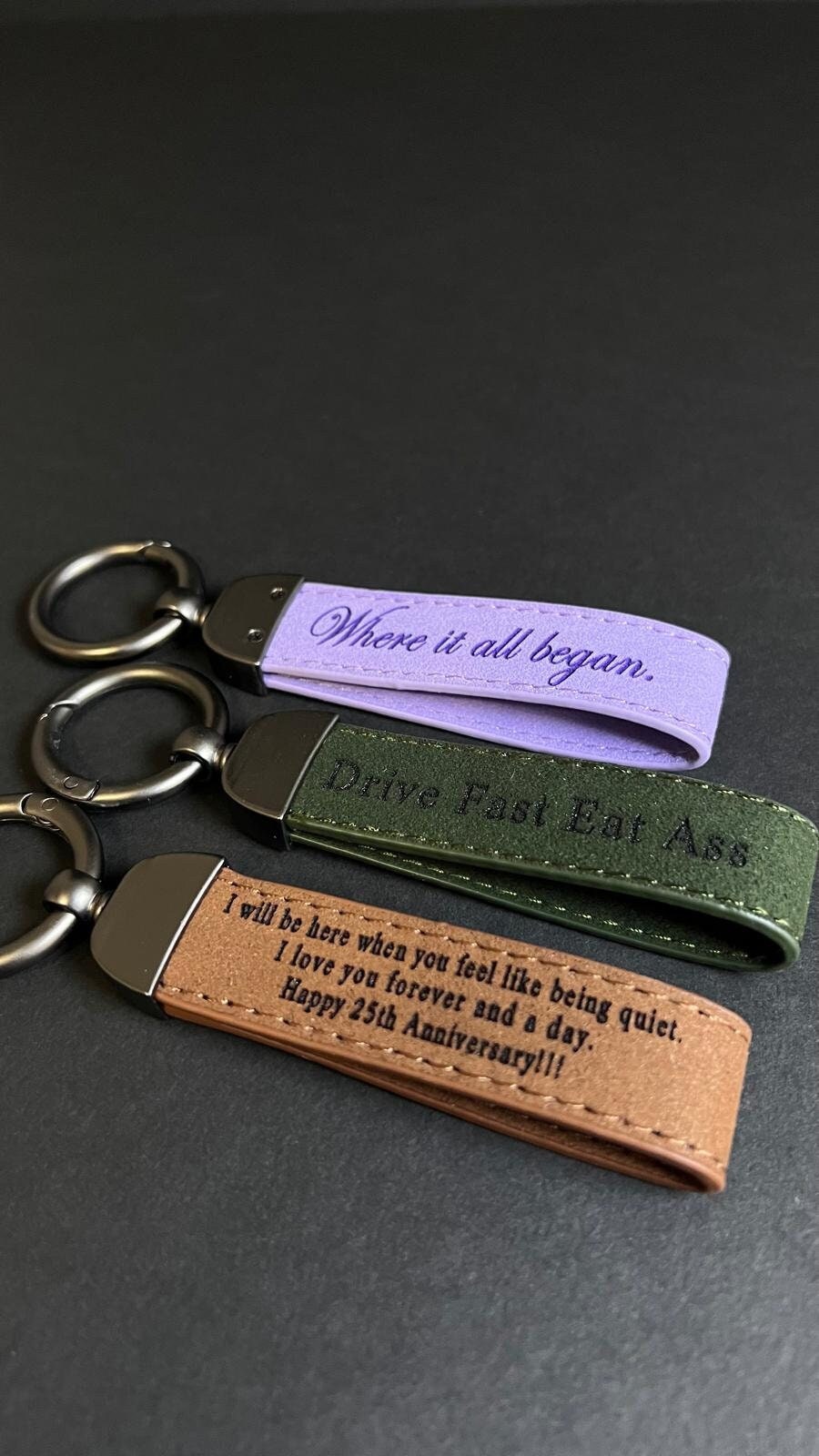 Handmade Adult Gift For Christmas Office Workers Gift Grandson Keychain Gift For Papa Key Fob Accessory Gift Under 10 USD Grandfather Gift