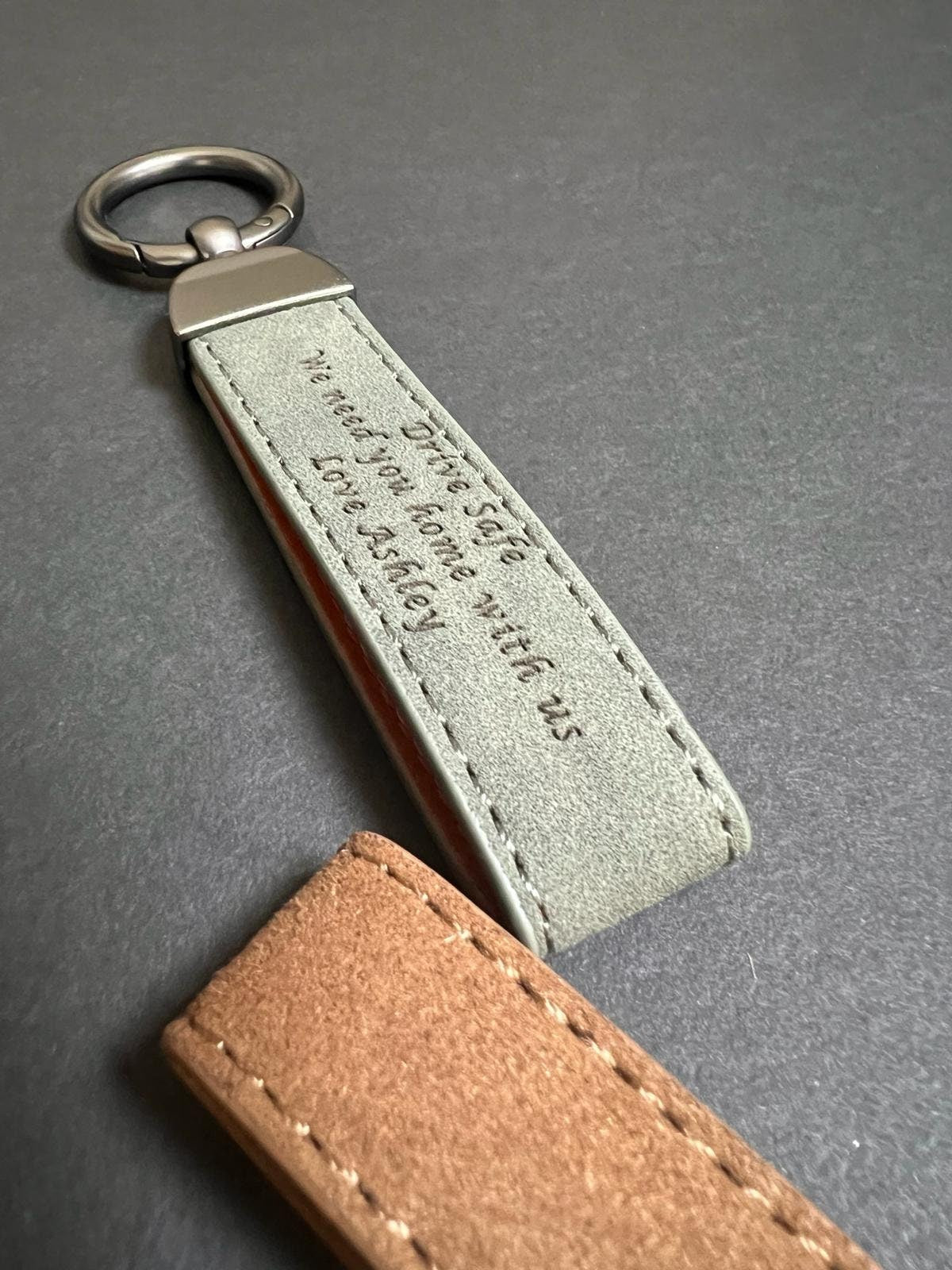 Don't Do Stupid Shit Keychain Personalized Leather Keychain With Coordinates Compass Keychain Accessory Customized Compass Leather Keychain