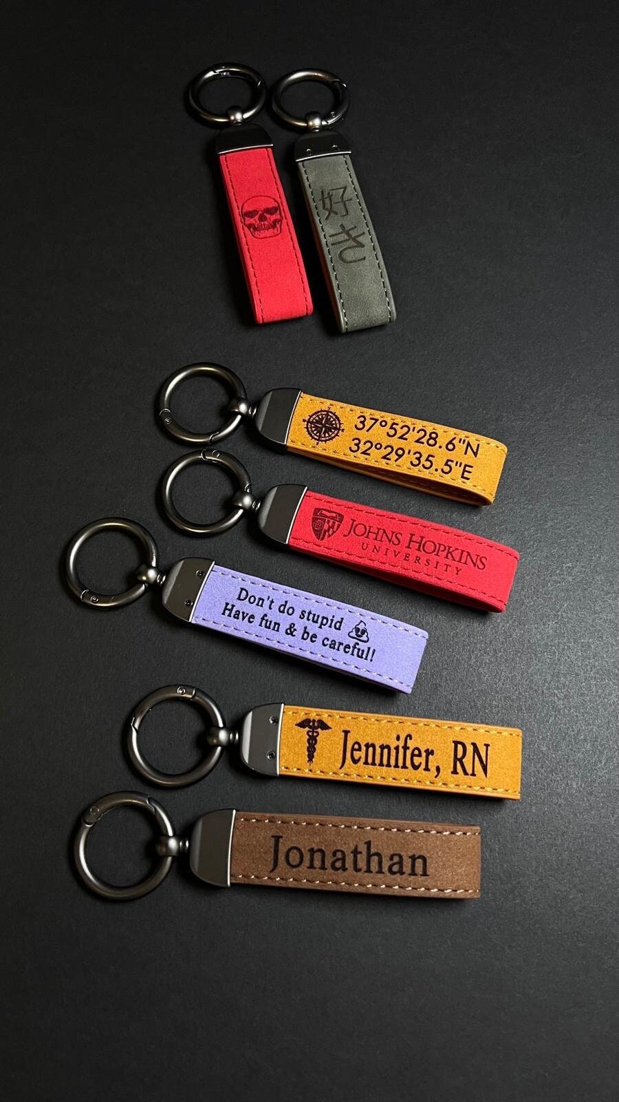 Personalized Group Gift Bulk Sale Of Customized Keychain Pack Of Leather Keychain Gift Seconds Sale Wedding Company Event Family Gather Gift