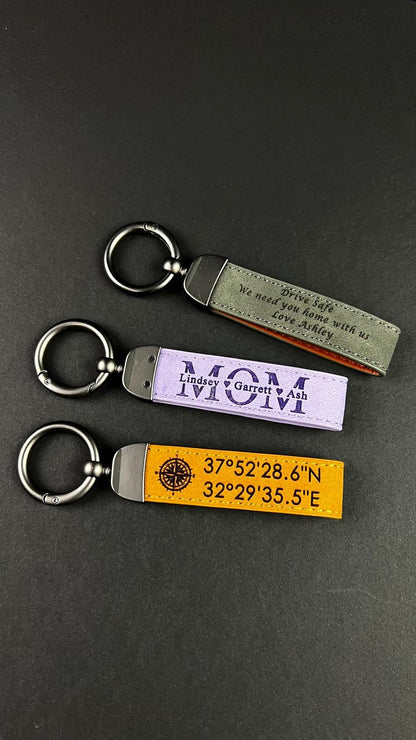 Personalized Mother Gift With Names Elegance Mother Gift Under 10 Cute Little Mommy Accessory Mothers Day Item Customized Mother Keychains