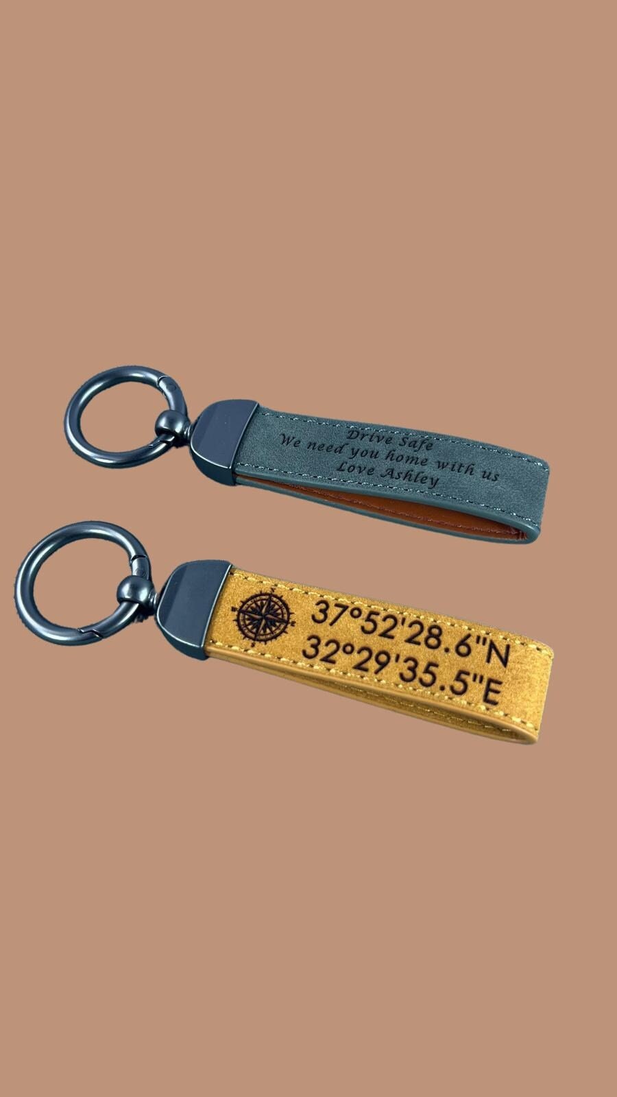 Coordinates Accessory Show Love Gift With Coordinates Desing Keychain For Him Longtitude Latitude On Accessory For My Girlfriend, Boryfriend